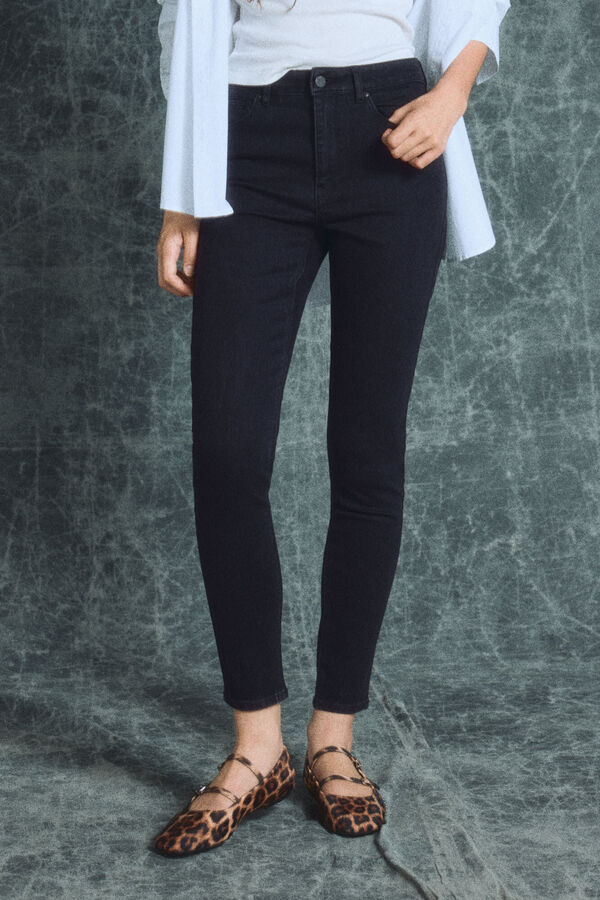 Springfield Jeans Skinny negro