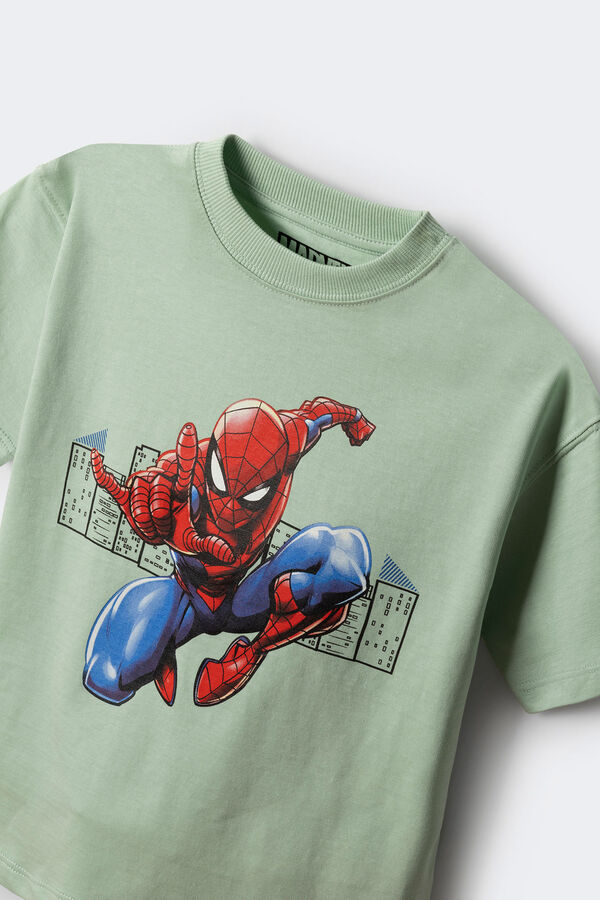 Springfield Kids Camiseta Spiderman ni&ntilde;o verde