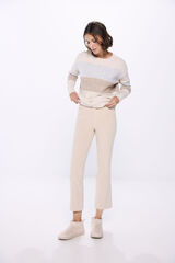 Springfield Pantal&oacute;n pana kick flare beige