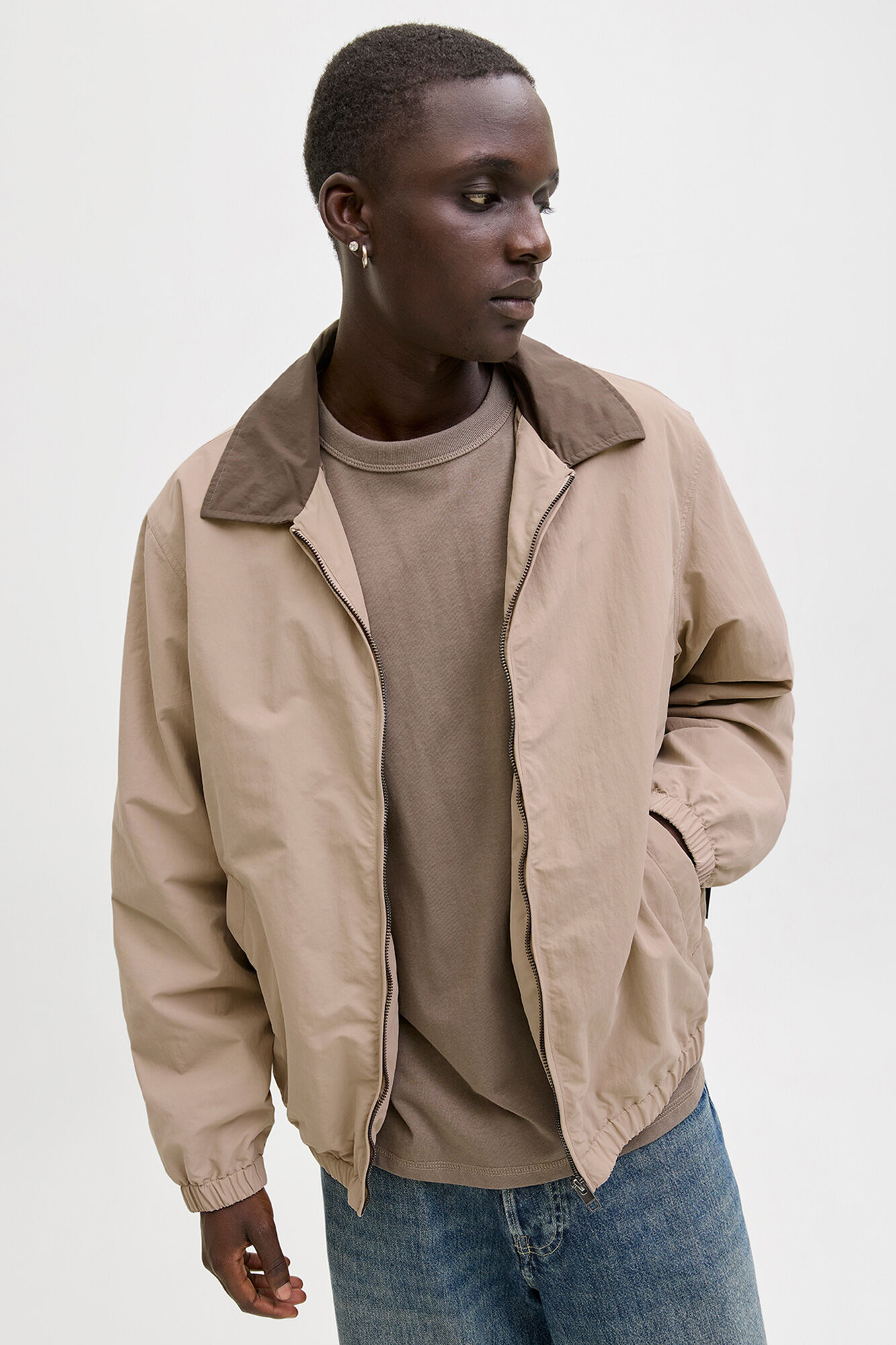 Jack & Jones Cazadora corta bajo fruncido