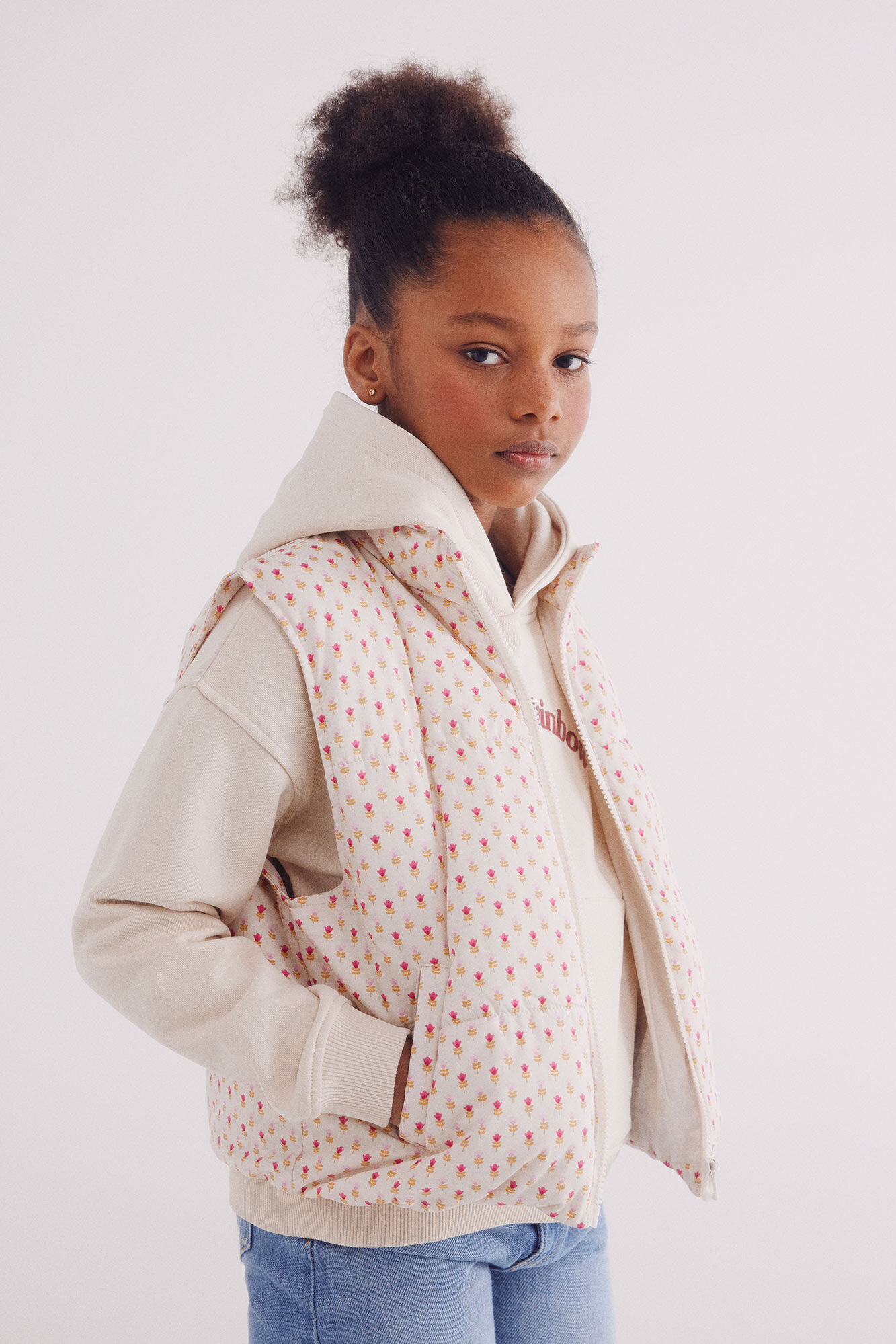 Springfield Kids Chaleco acolchado estampado ni&ntilde;a