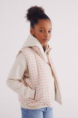 Springfield Kids Chaleco acolchado estampado ni&ntilde;a blanco