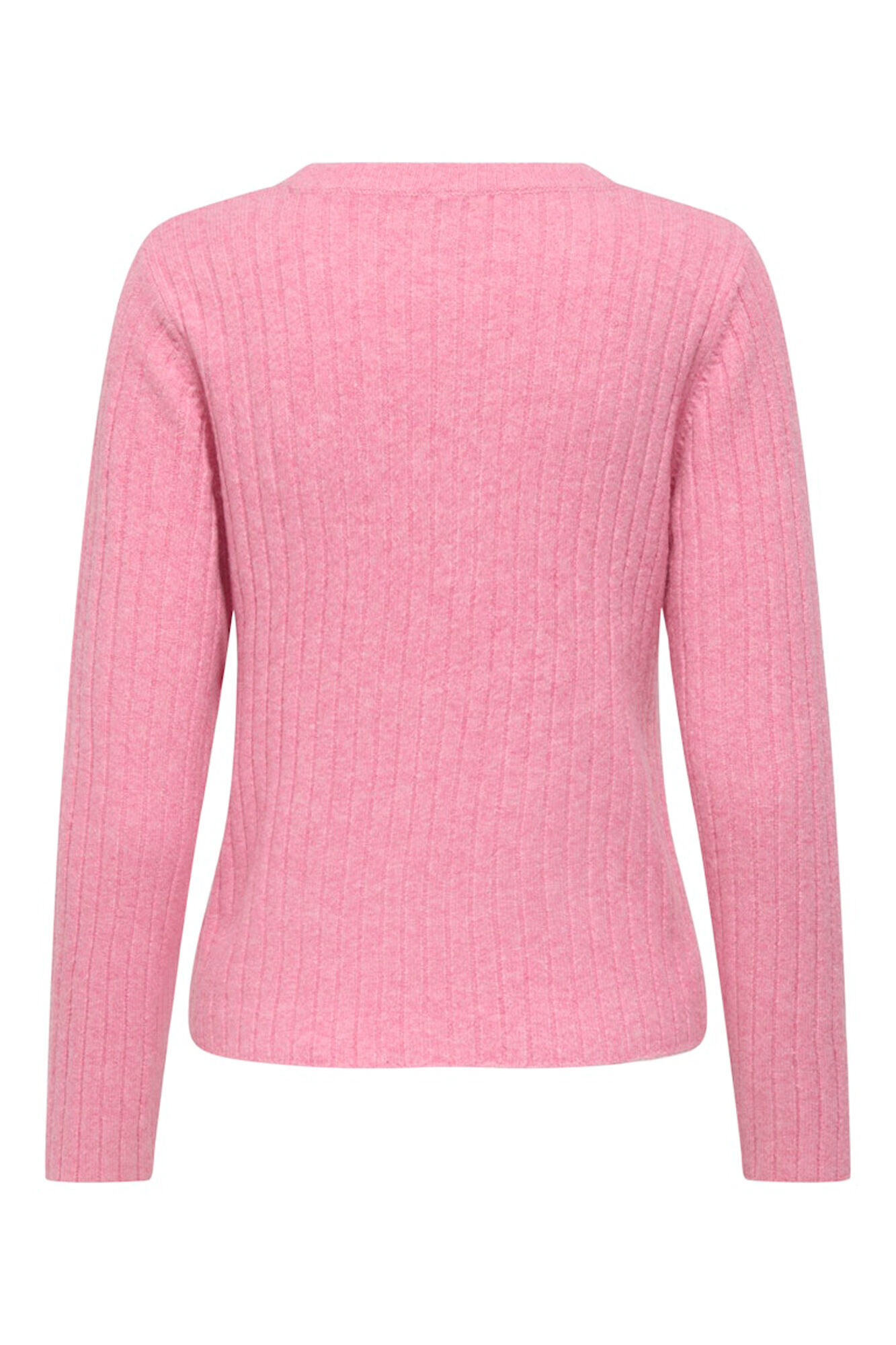 Only Jersey acanalado cuello redondo