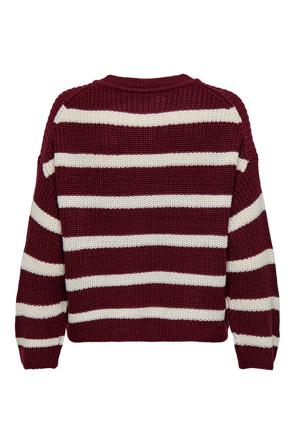 JDY Jersey cuello redondo morado/lila