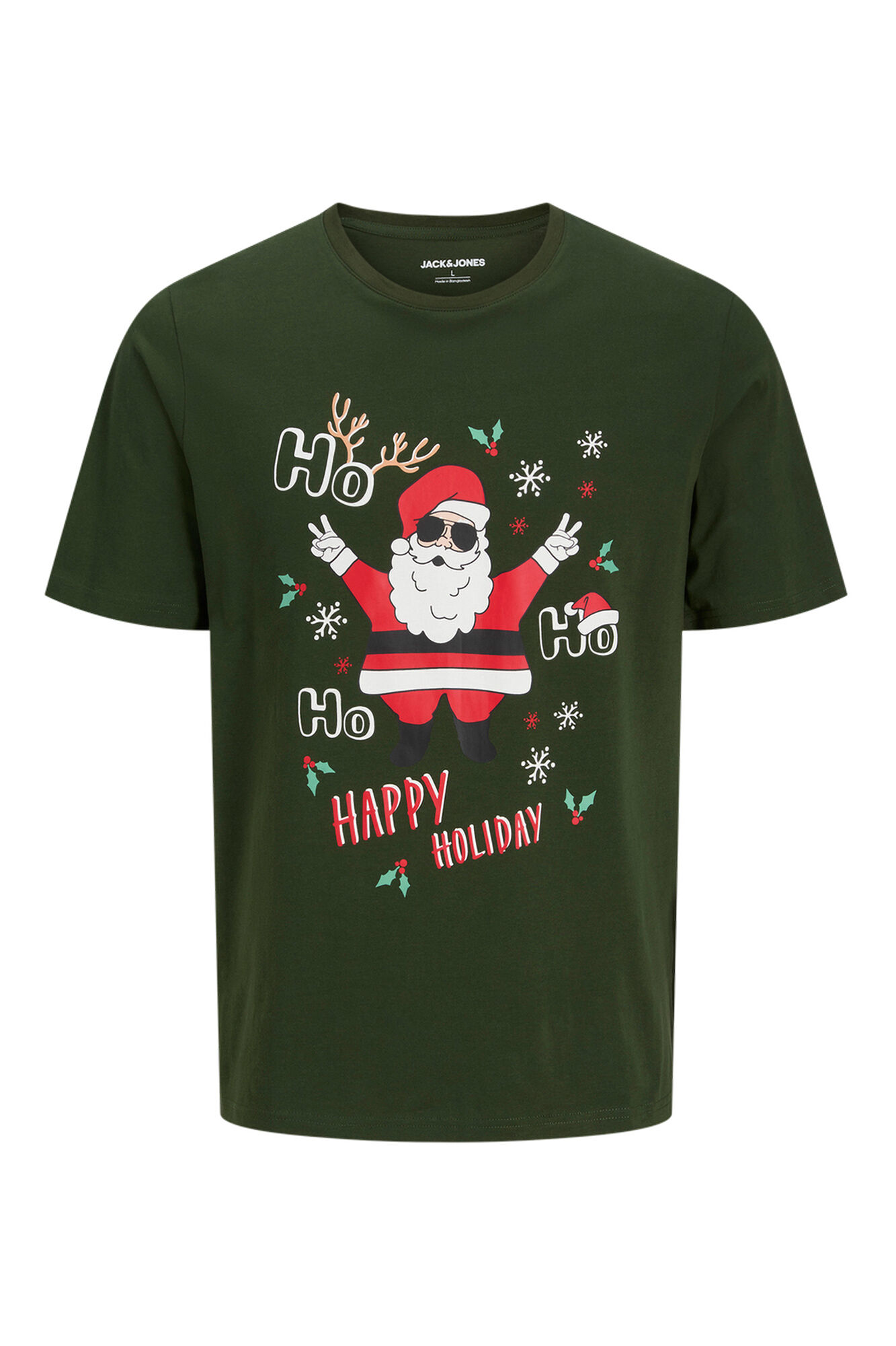 Jack & Jones Camiseta navide&ntilde;a manga corta