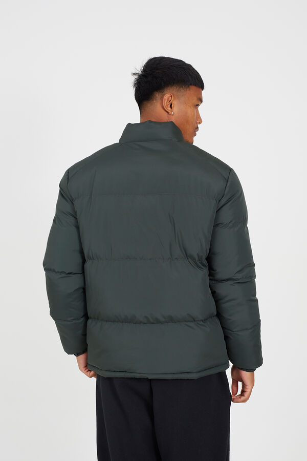 Brave Soul Casaco de penas acolchoado verde