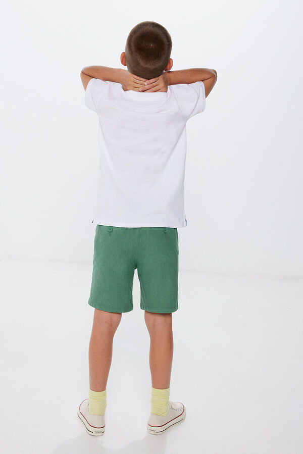 Springfield Kids Bermudas piqu&eacute; ni&ntilde;o verde