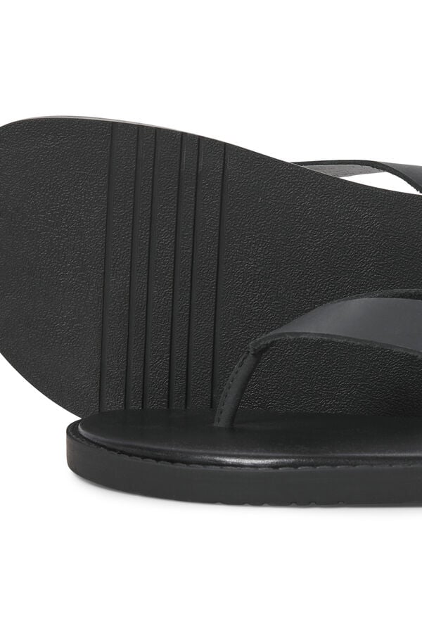 Jack & Jones Sandalias de piel negro