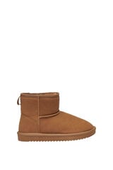 Only Botins de camur&ccedil;a com forro de pele cru