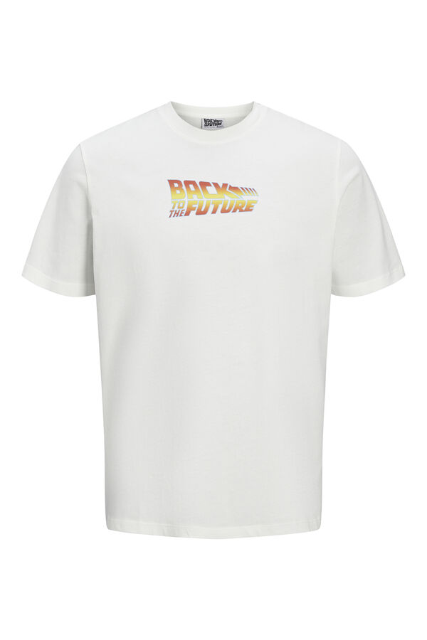 Jack & Jones Camiseta Back to the future blanco