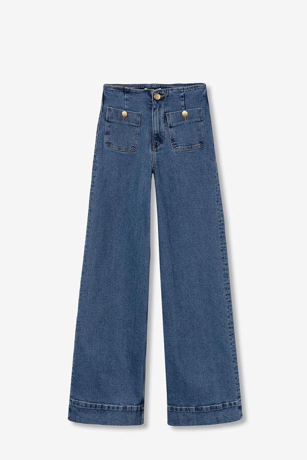 Tiffosi Jeans Sarah Wide Leg azul
