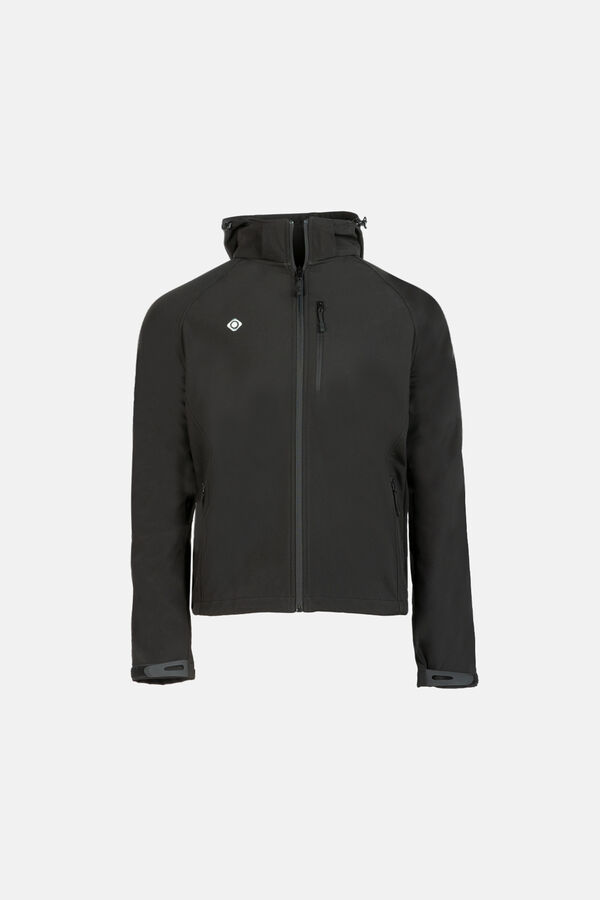 Izas Chaqueta Cortavientos Softshell Haiti negro