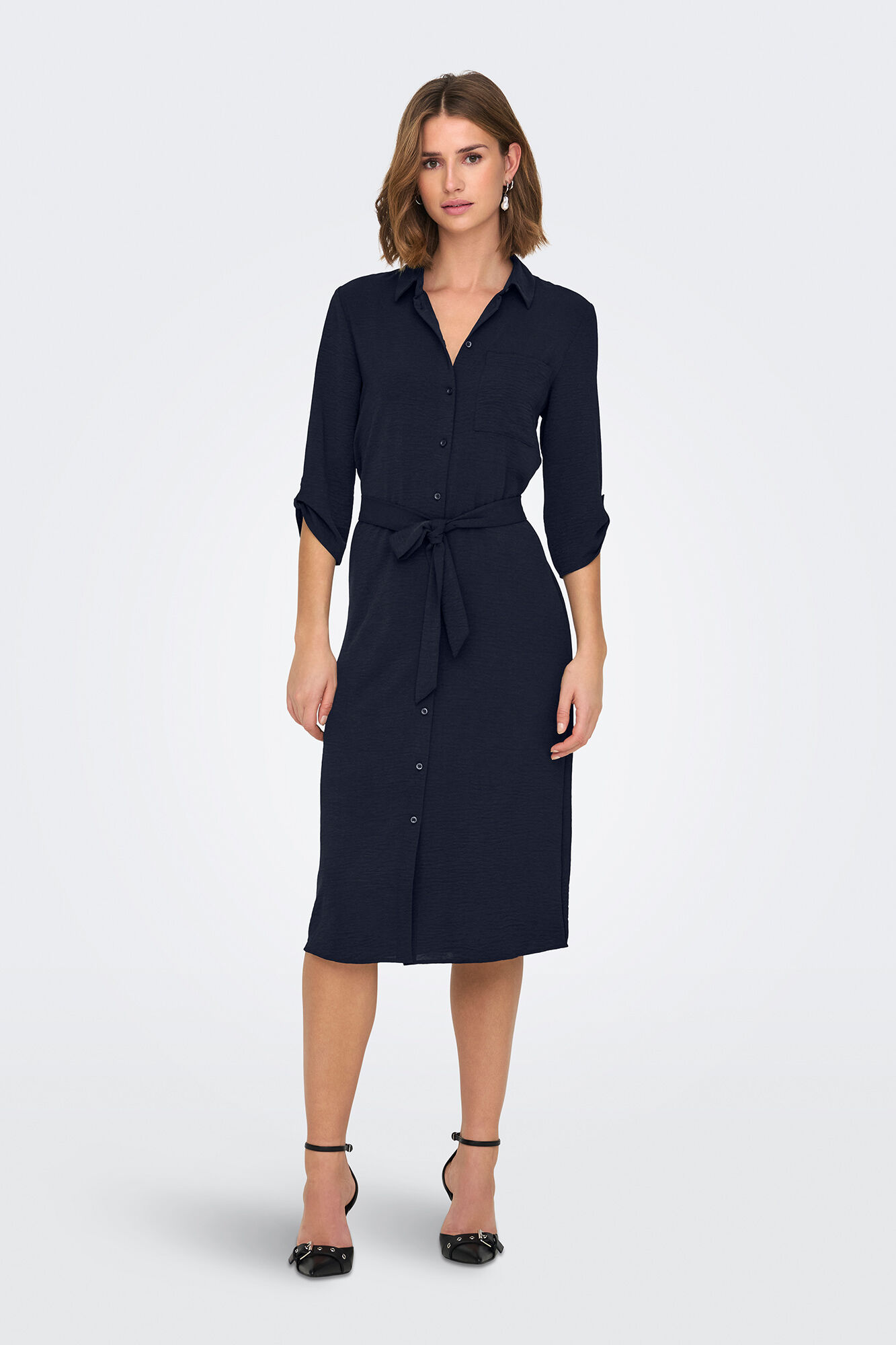 JDY Vestido de manga 3/4