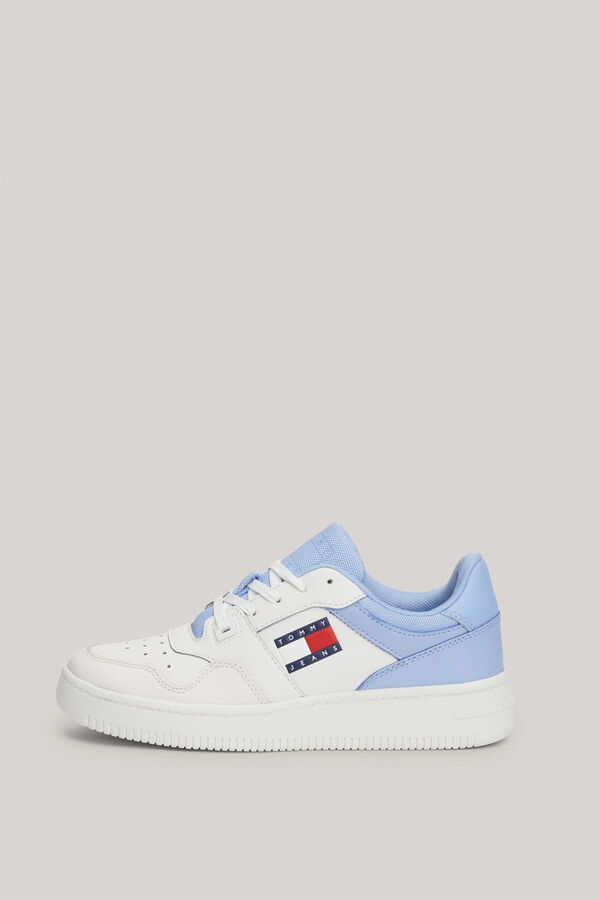 Tommy Jeans Retro basket en material mix Tommy Jeans azul