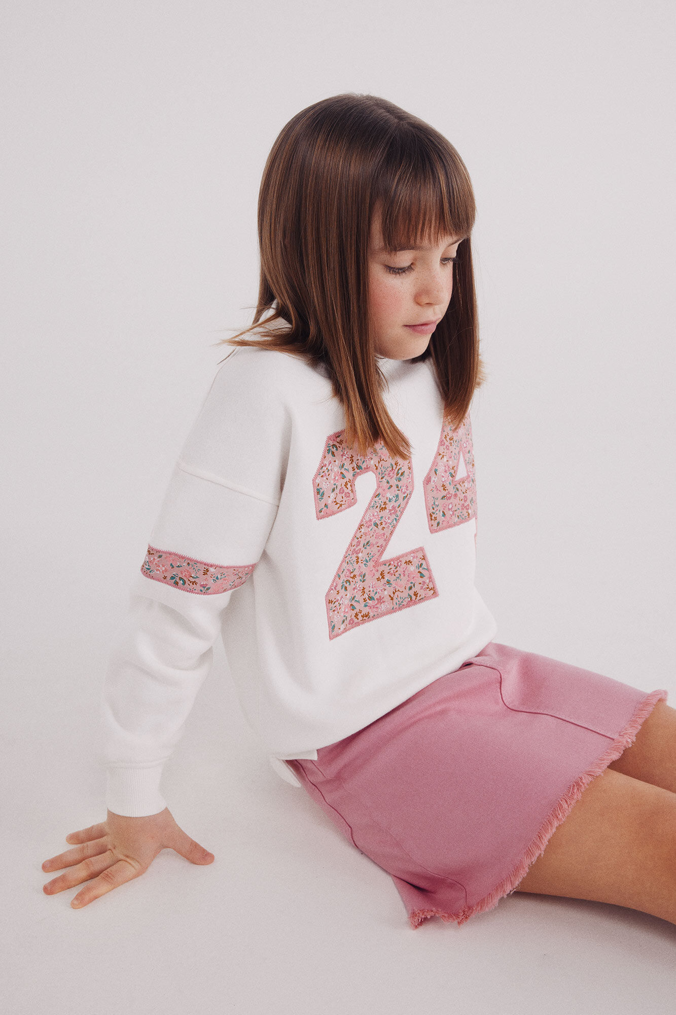 Springfield Kids Saia com franjas de menina