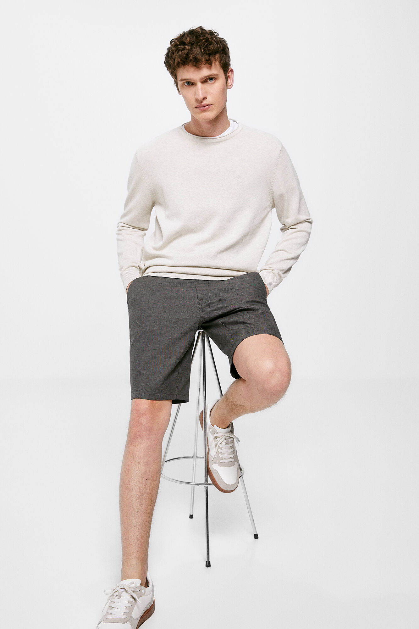 Springfield Bermuda chino estructura bicolor