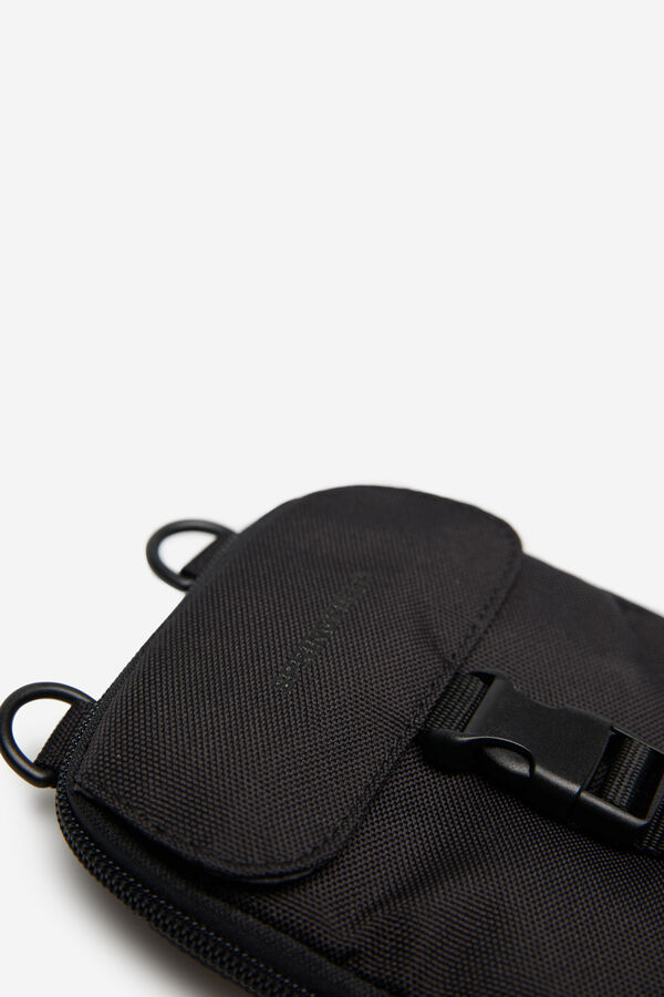 Springfield Bolso peque&ntilde;o canvas negro negro