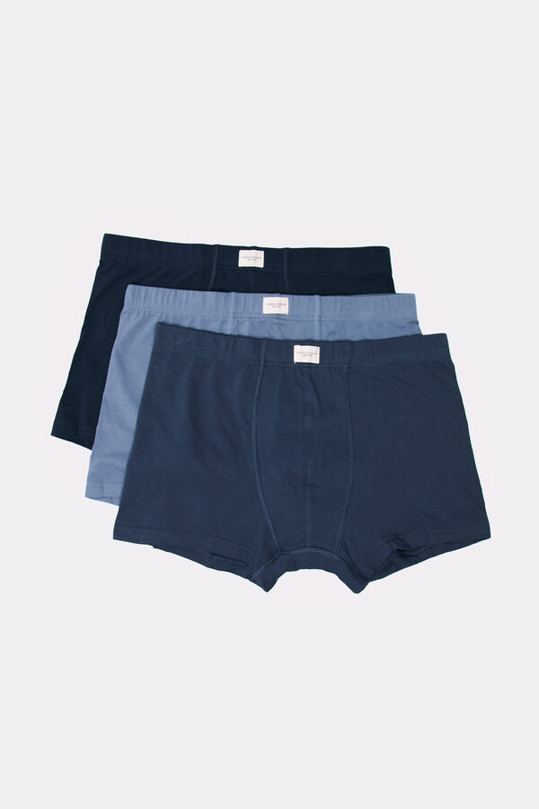 Springfield Pack 3 b&oacute;xers b&aacute;sicos azul