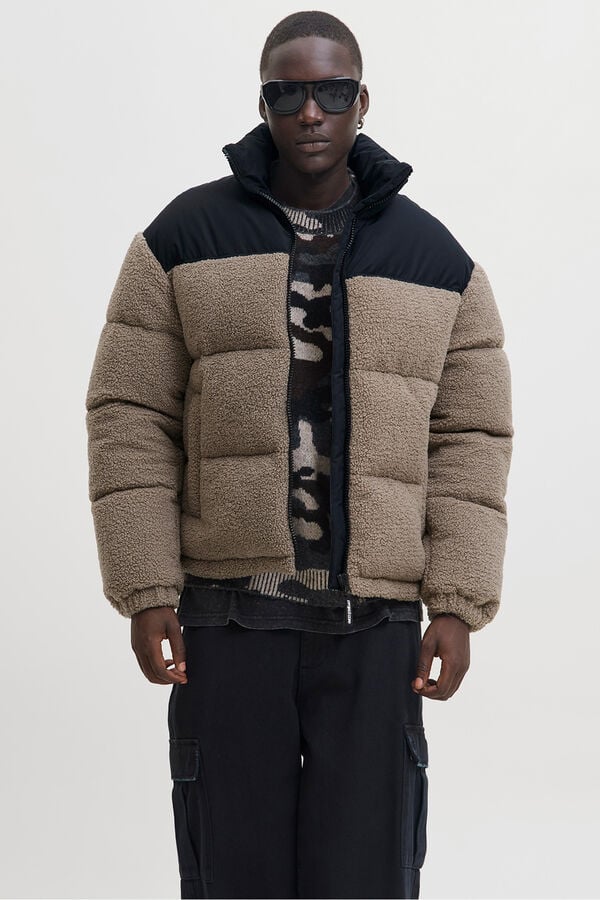 Jack & Jones Casaco puffer Teddy cru