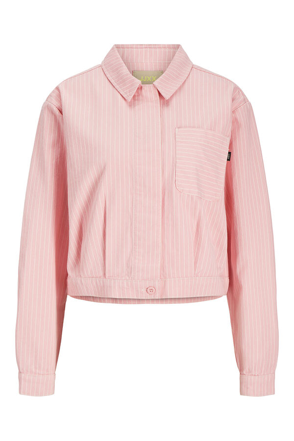 Jack & Jones Sobrecamisa a rayas rosa