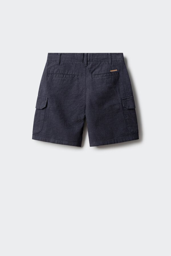 Springfield Kids Bermuda cargo lino ni&ntilde;o azul
