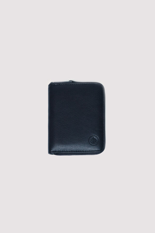 Springfield Cartera efecto piel bicolor marr&oacute;n