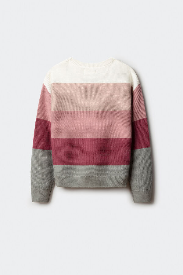 Springfield Kids Jersey rayas ni&ntilde;a rosa