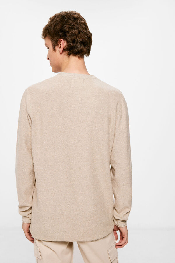 Springfield Jersey estructura contraste cuello beige