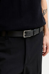 Jack & Jones Cintur&oacute;n de piel negro