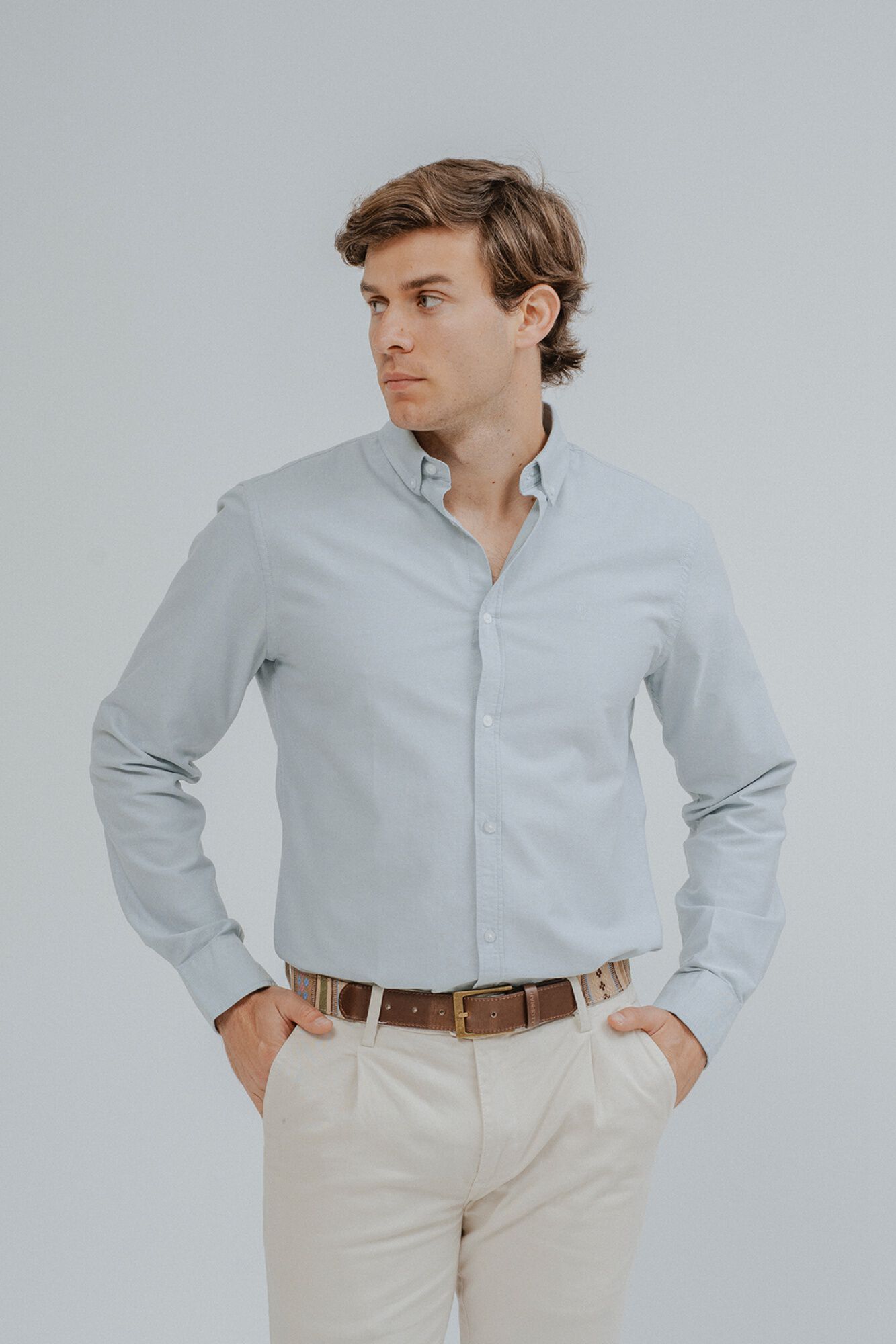 Celopman Camisa oxford
