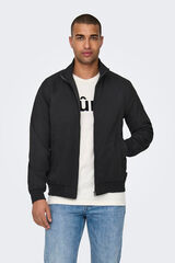 Only & Sons Chaqueta harrington negro