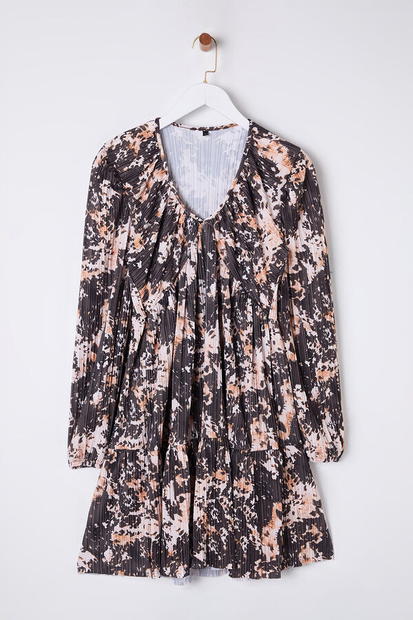 Trendyol Vestido mini con volantes blanco