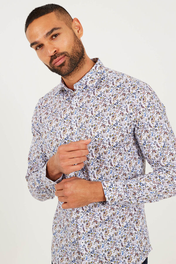 Brave Soul Camisa estampada branco