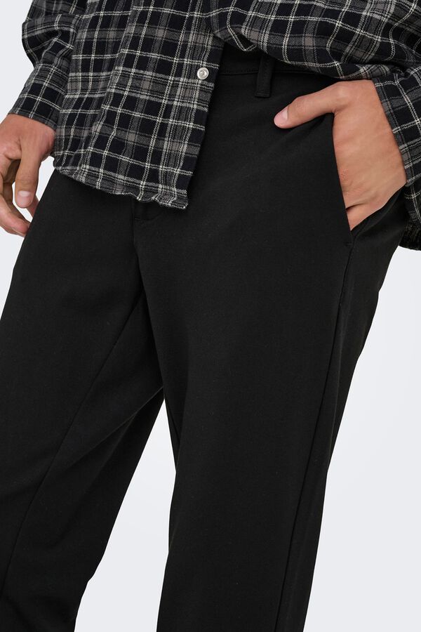 Only & Sons Pantal&oacute;n chino negro