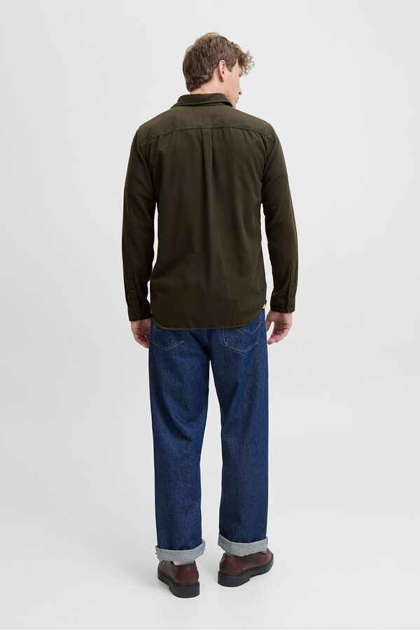 Jack & Jones Camisa regular fit verde