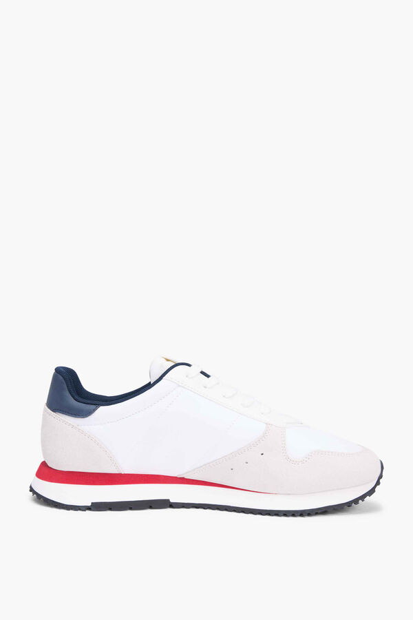 Tommy Jeans Sapatilhas runner Tommy Jeans brancas com detalhes em contraste branco