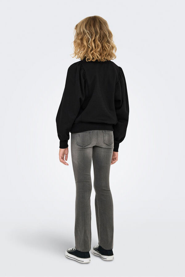Only Girls Sweatshirt com brilhantes preto