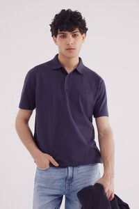 Springfield Polo piqué fantasía color regular fit