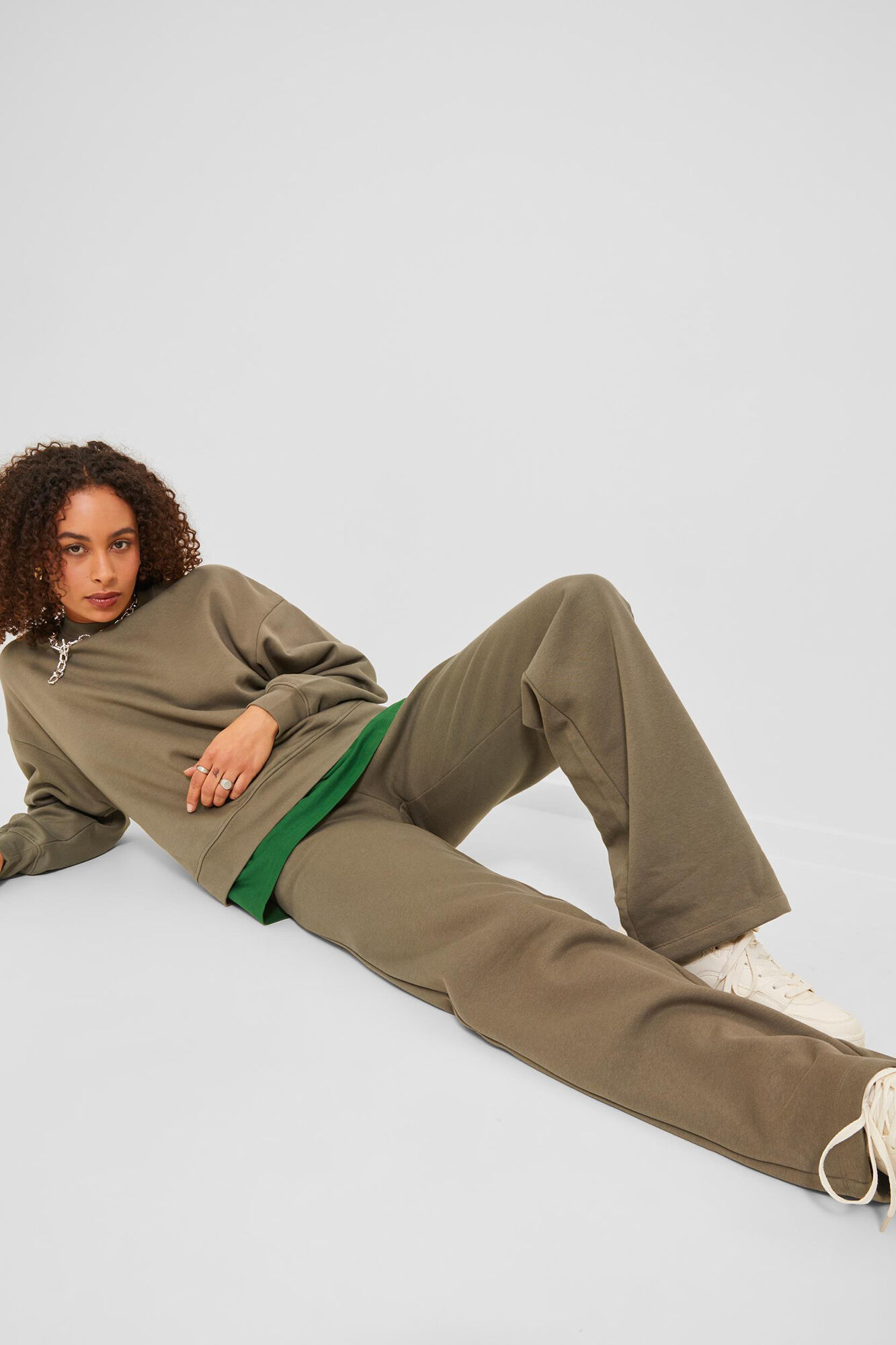 Jack & Jones Pantal&oacute;n de deporte recto de mujer