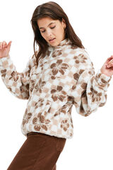 Roxy Jive Talking Bonded - Polar con media cremallera para Mujer estampado