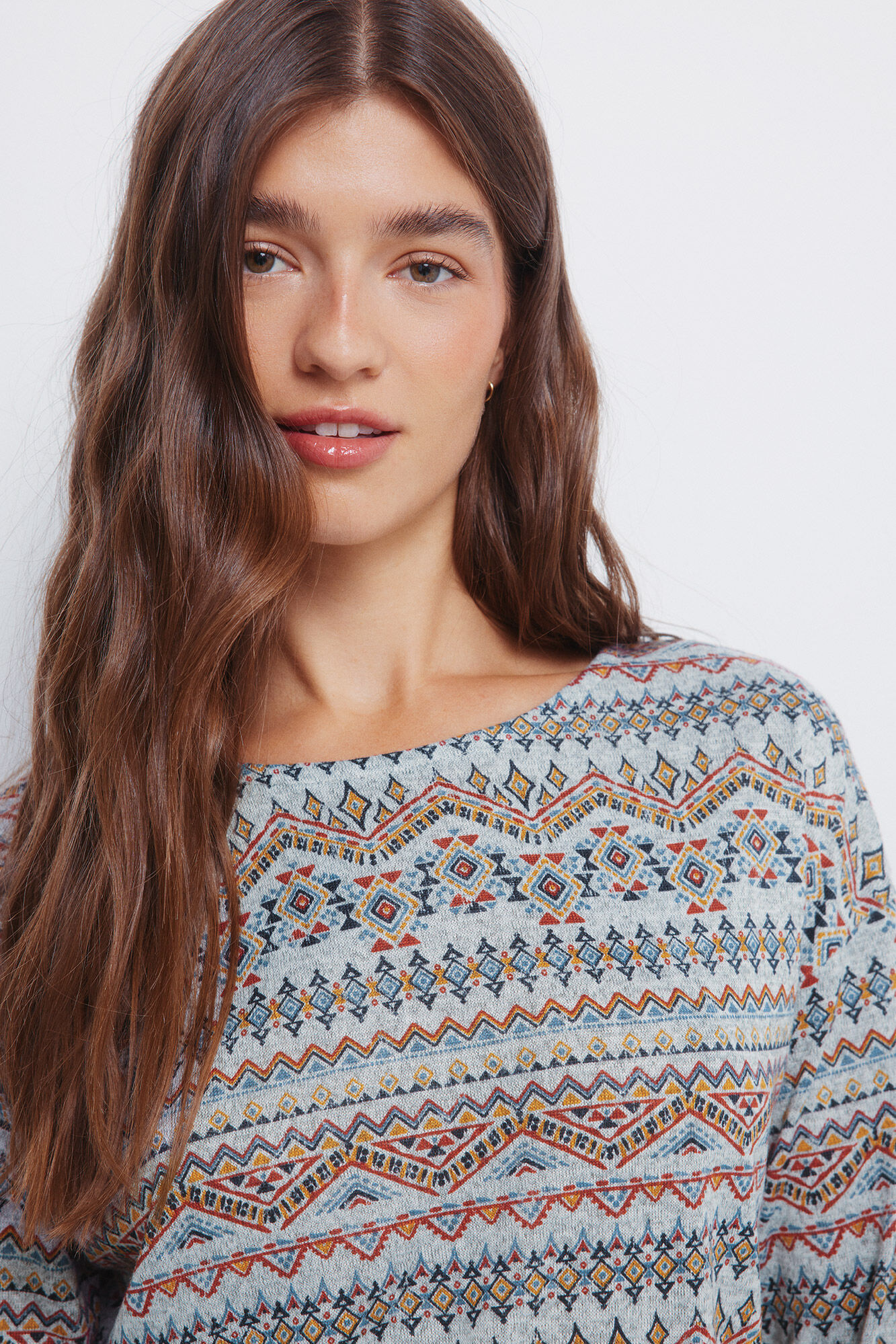 Springfield T-shirt estampada combinada 