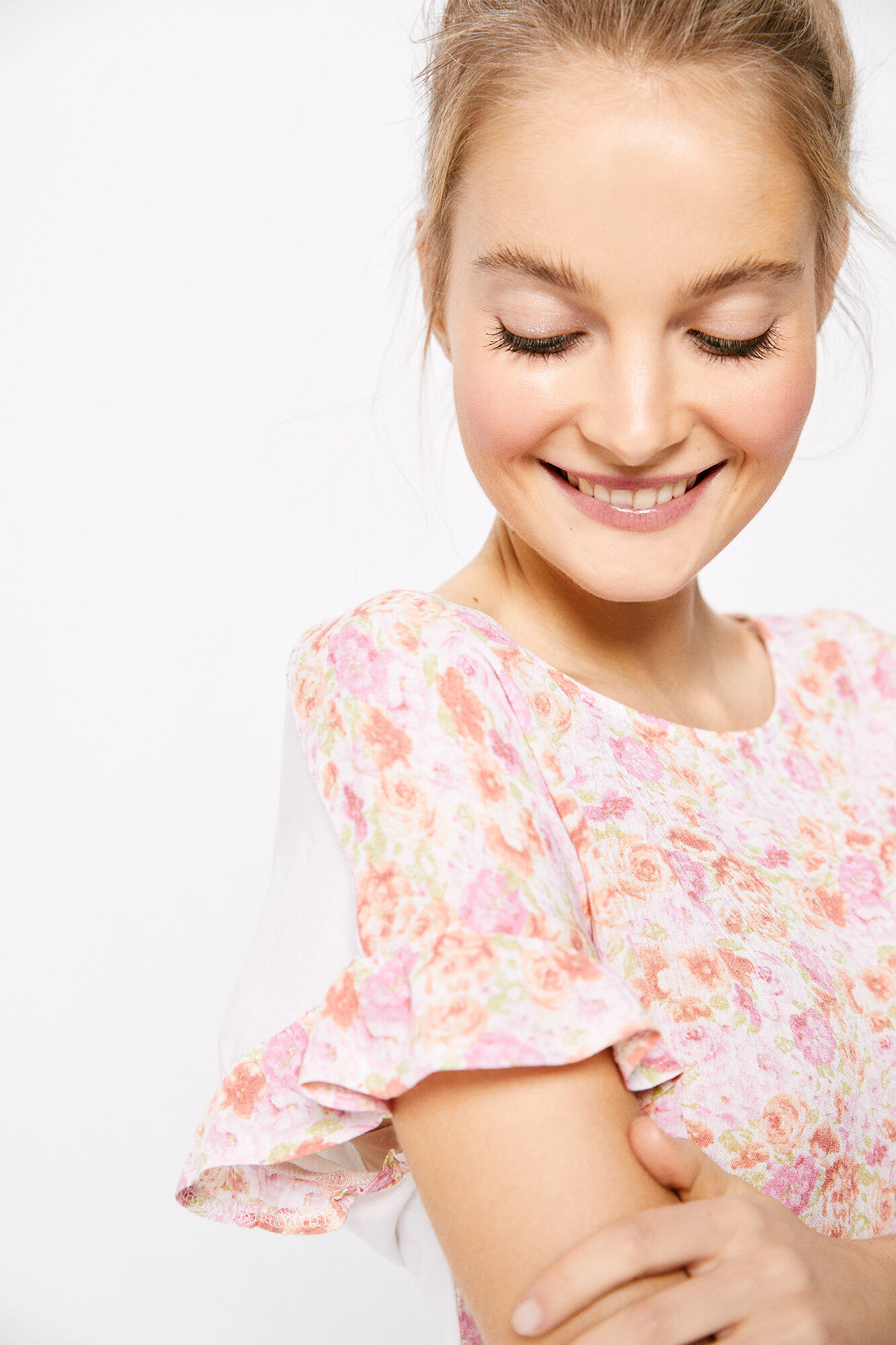 Springfield Camiseta Bimateria Estampada