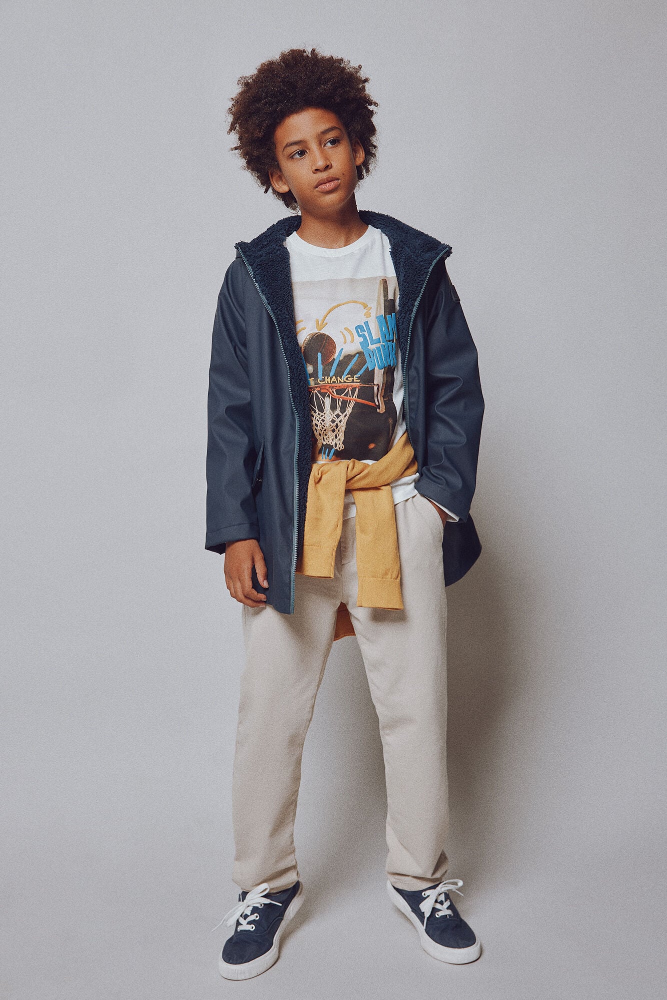 Springfield Kids Casaco efeito de caucho menino