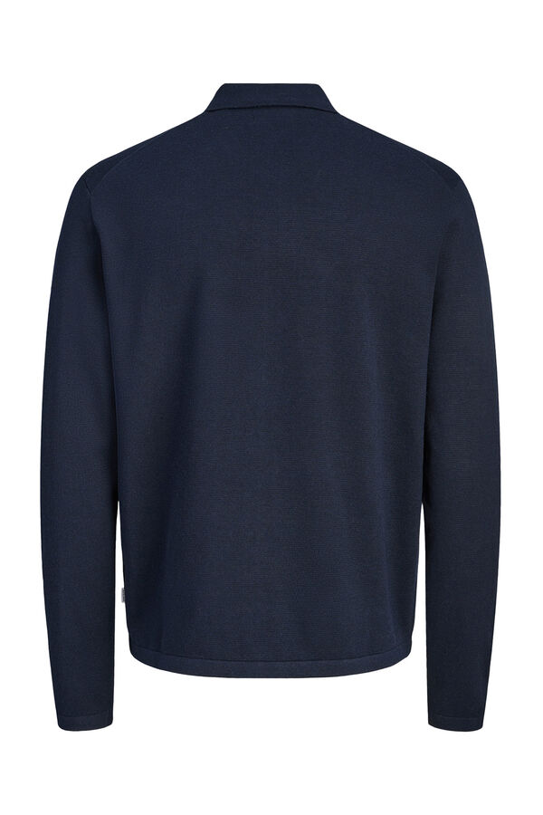 Jack & Jones C&aacute;rdigan b&aacute;sico de punto azul