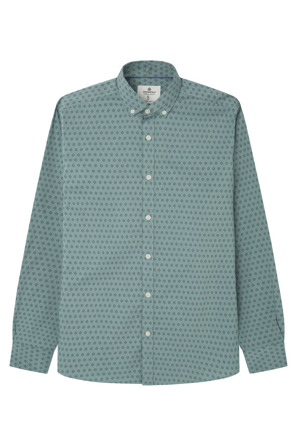 Springfield Camisa estampada malva