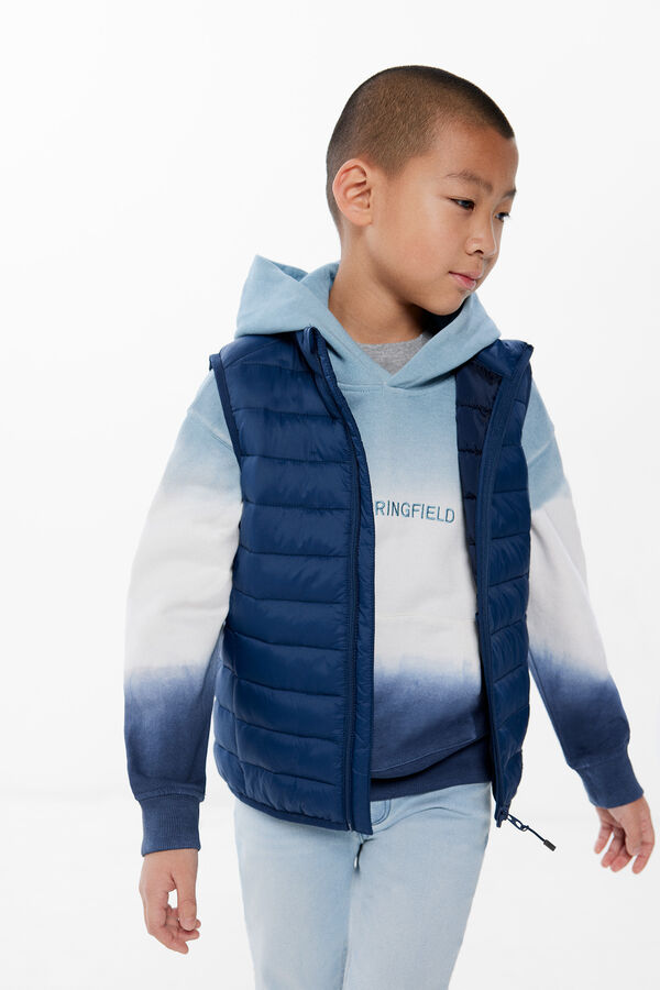 Springfield Kids Colete b&aacute;sico menino azul