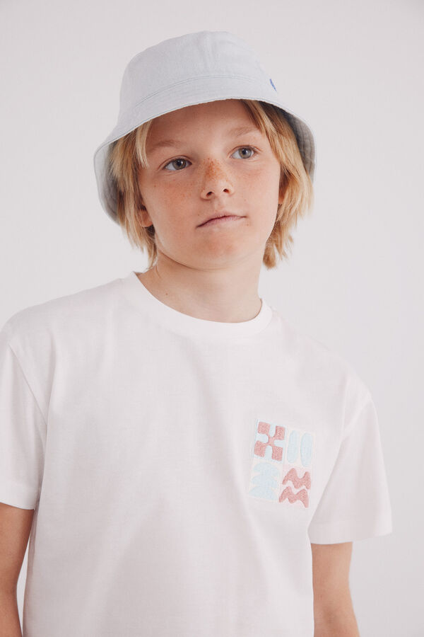 Springfield Kids Camiseta Culture Alternative ni&ntilde;o marfil