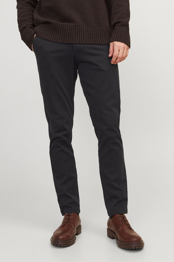 Jack & Jones Pantal&oacute;n chino slim fit negro