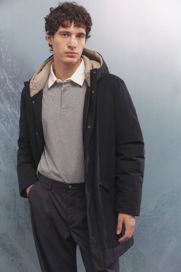 Springfield Chaqueta acolchada t&eacute;rmica negro