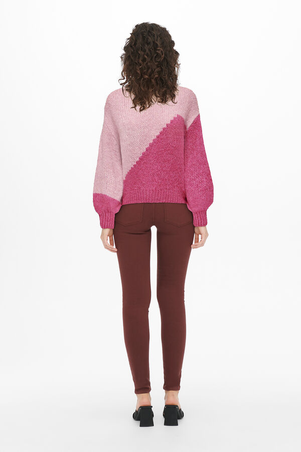 JDY Jersey de punto estampado morado/lila